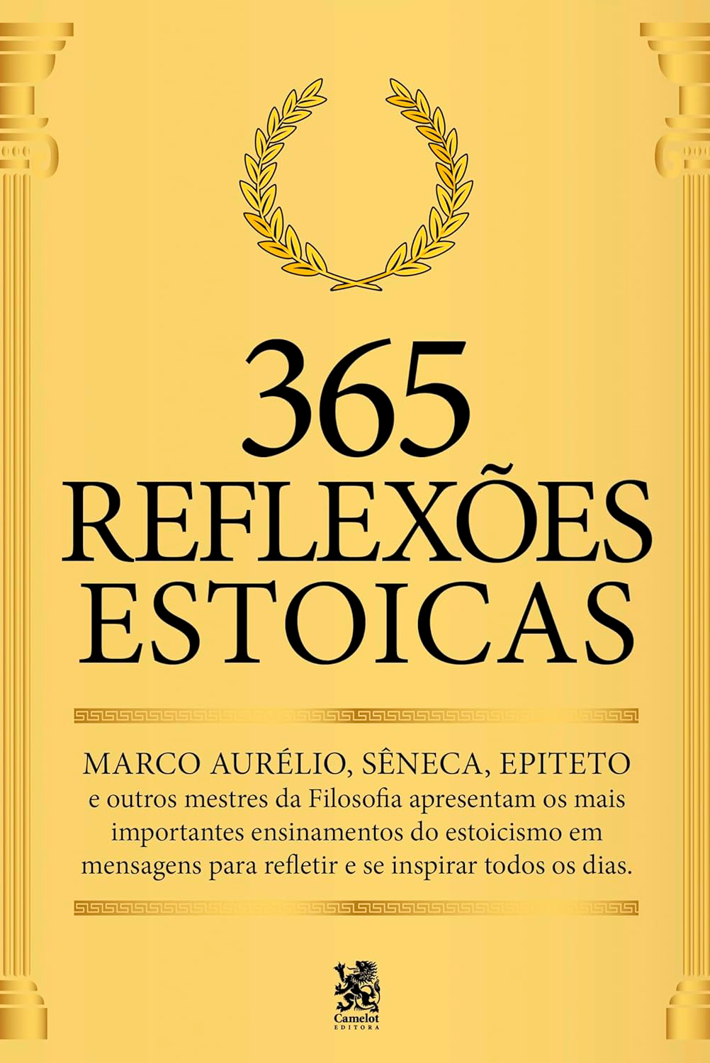 Capa do livro 365 Reflex\u00f5es Estoicas \u2014 V\u00e1rios Mestres